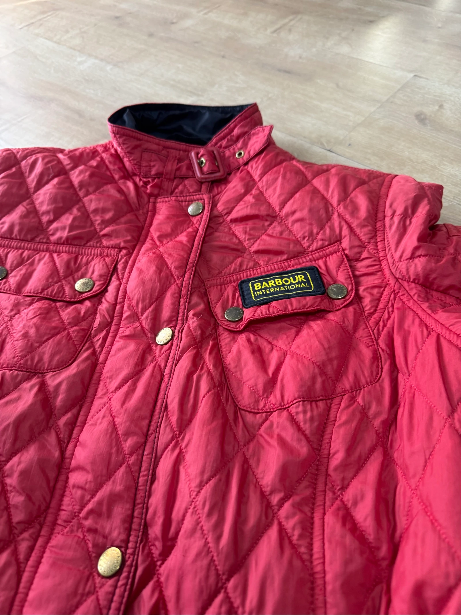 Barbour vintage jaqueta vermelha elegante tamanho M – photo 7